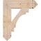Ekena Millwork Merced Arts & Crafts Smooth Bracket, Douglas Fir, 5 1/2"W x 24"D x 28"H BKT06X24X28MRC03SDF - alternate 4